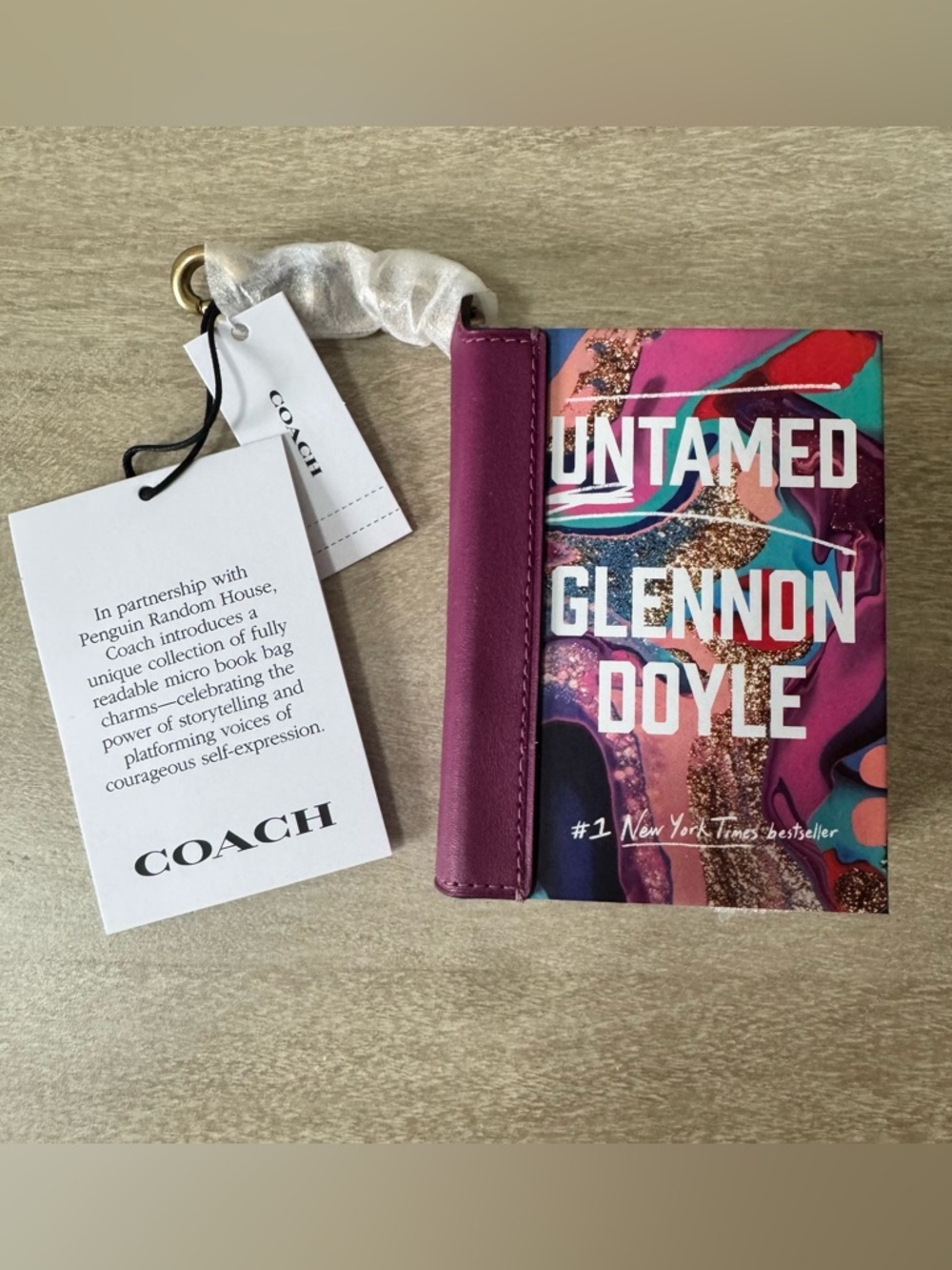 Untamed Book Coach Bag Charm